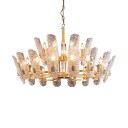 Loft Industry Modern - Scoop Double Circle Chandelier